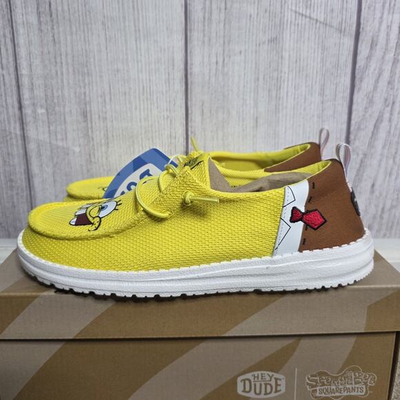 Hey Dude Wendy Funk SpongeBob Shoes Women’s 8 NWTNew in box - Picture 7 of 10